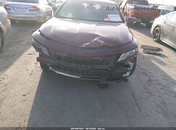 2G1105SA9G9178473 2016 CHEVROLET IMPALA Red Vista frontal