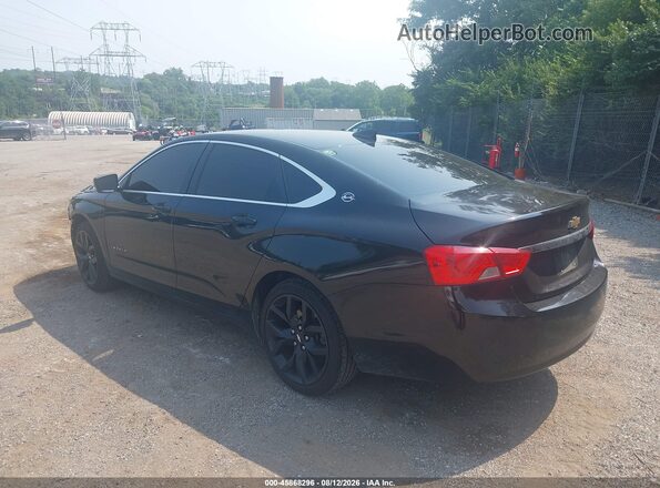 2G1105SA9H9176398 2017 CHEVROLET IMPALA Black Հետևի ձախ