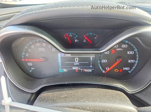 2G1105SAXG9198621 2016 CHEVROLET IMPALA White Instrument cluster view