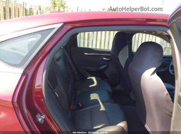 2G1105SAXH9118994 2017 CHEVROLET IMPALA Red Vista de la etiqueta del VIN
