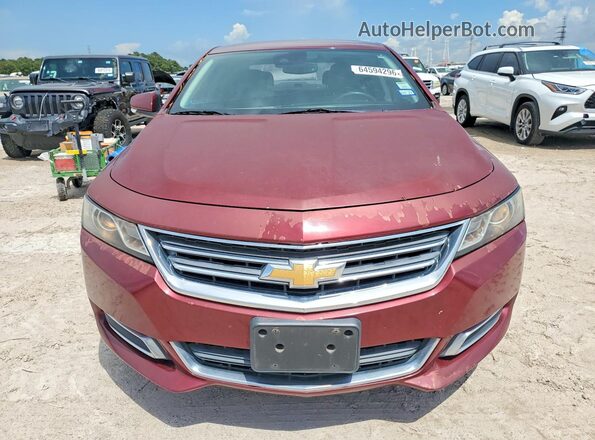 2G1115S31G9205549 2016 CHEVROLET IMPALA Maroon წინა ხედი