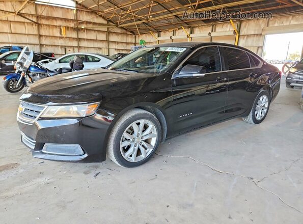 2G1115S35G9110993 2016 CHEVROLET IMPALA Черный Задняя левая четверть