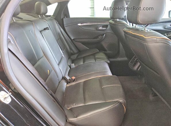 2G1125S37J9142137 2018 CHEVROLET IMPALA Black Вид задніх сидінь