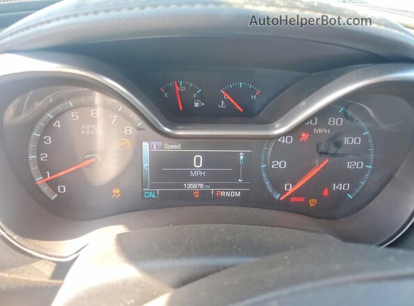 2G1145S30H9131372 2017 CHEVROLET IMPALA Black Instrument cluster view
