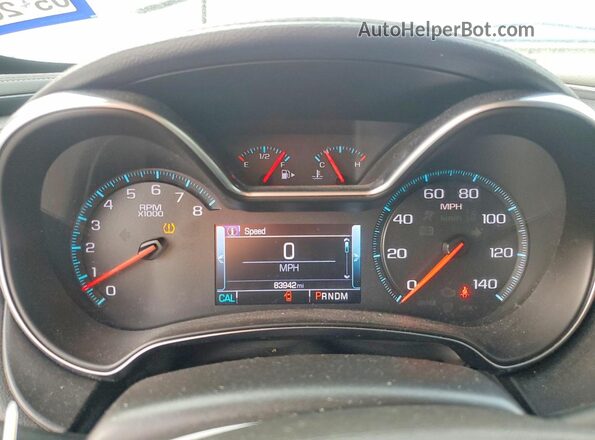 2G1145S30H9190311 2017 CHEVROLET IMPALA Silver Vista del cuadro de instrumentos
