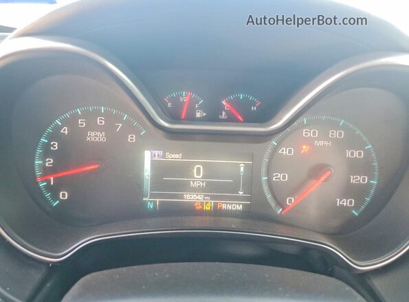 2G1145S31G9126485 2016 CHEVROLET IMPALA Silver Instrument cluster view