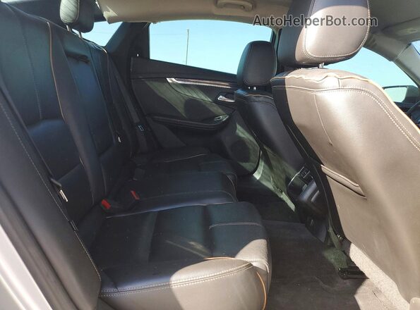 2G1145S31G9126485 2016 CHEVROLET IMPALA Silver Rear seats view