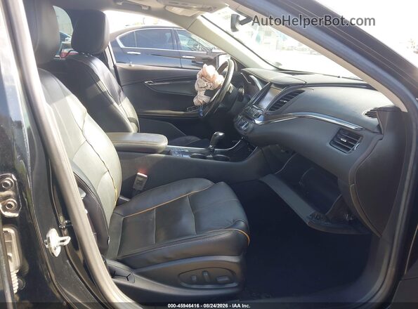 2G1145S31H9101975 2017 CHEVROLET IMPALA Black Widok wnętrza z przodu