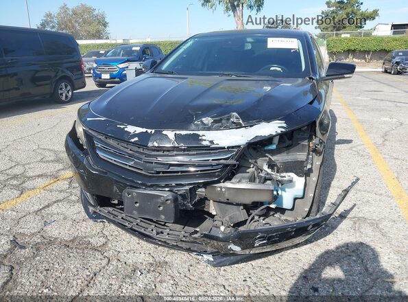 2G1145S31H9101975 2017 CHEVROLET IMPALA Black Widok z przodu