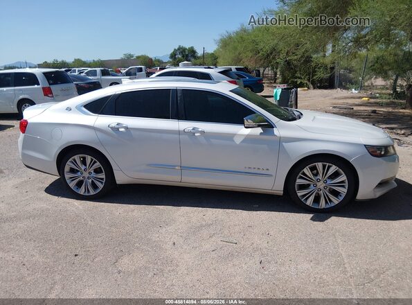 2G1145S31H9195937 2017 CHEVROLET IMPALA Белый Вид щитка приборов