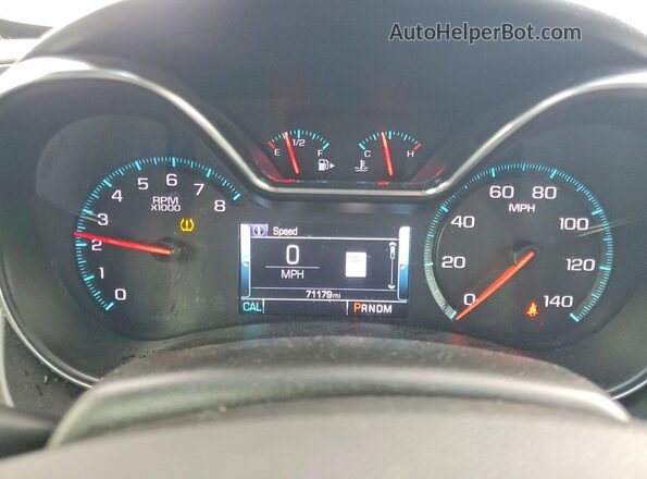 2G1145S32H9173994 2017 CHEVROLET IMPALA Tan Սարքավորումների վահանակի տեսք