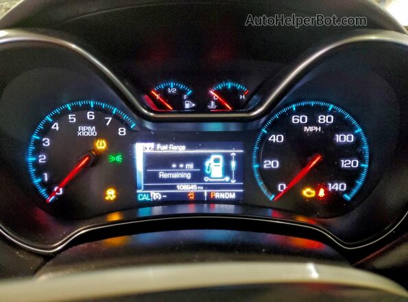 2G1145S33G9196831 2016 CHEVROLET IMPALA Black Vista del cuadro de instrumentos
