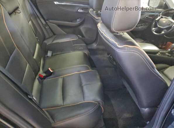 2G1145S33G9196831 2016 CHEVROLET IMPALA Black Vista de los asientos traseros