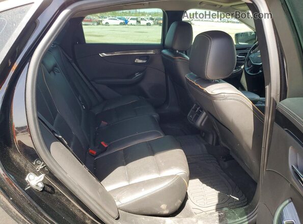 2G1145S33H9143225 2017 CHEVROLET IMPALA Black უკანა სავარძლების ხედი