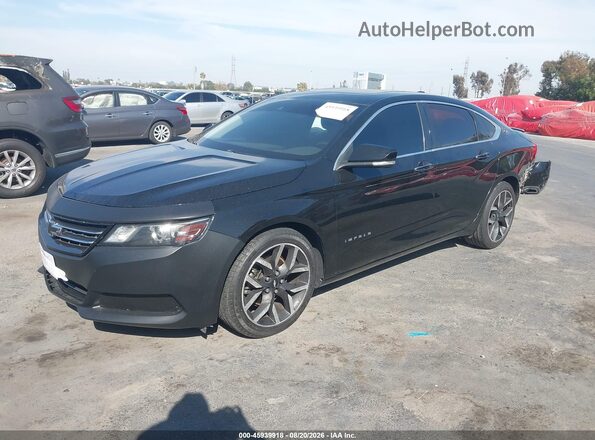 2G1145S34G9203799 2016 CHEVROLET IMPALA Black Vista tres cuartos delantera izquierda