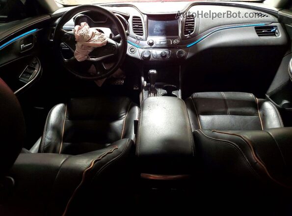 2G1145S35G9149705 2016 CHEVROLET IMPALA Black Առջևի վահանակի տեսք