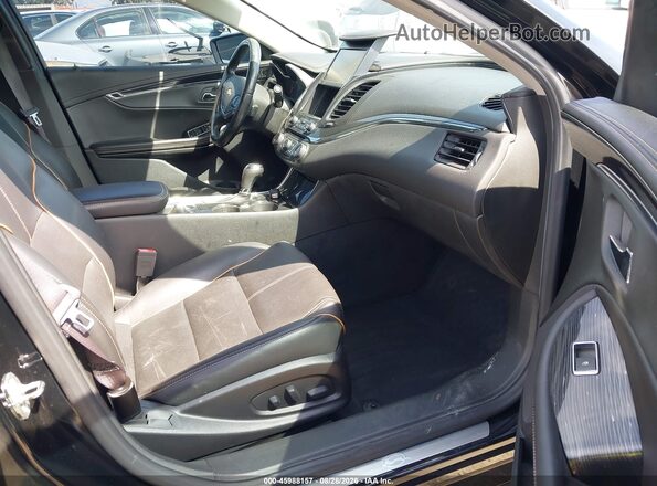 2G1145S35H9105396 2017 CHEVROLET IMPALA Черный Вид салона спереди