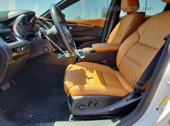 2G1145S37G9207149 2016 CHEVROLET IMPALA Белый Вид салона спереди