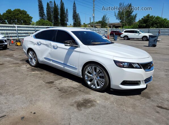 2G1145S37G9207149 2016 CHEVROLET IMPALA Белый Передняя правая четверть