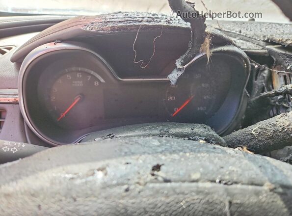 2G1145S37H9101981 2017 CHEVROLET IMPALA Black Вид щитка приладів