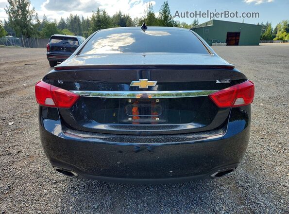 2G1145S37H9101981 2017 CHEVROLET IMPALA Black Вид ззаду