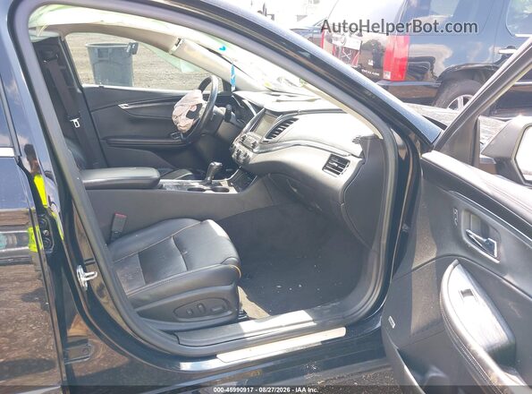 2G1145S37H9196638 2017 CHEVROLET IMPALA Black Front interior view