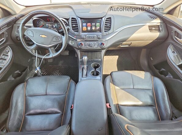 2G1145S38G9205748 2016 CHEVROLET IMPALA Silver წინა პანელის ხედი