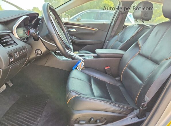2G1145S38G9205748 2016 CHEVROLET IMPALA Silver წინა სალონის ხედი