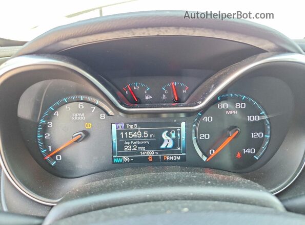 2G1145S38G9205748 2016 CHEVROLET IMPALA Silver ხელსაწყოთა პანელის ხედი