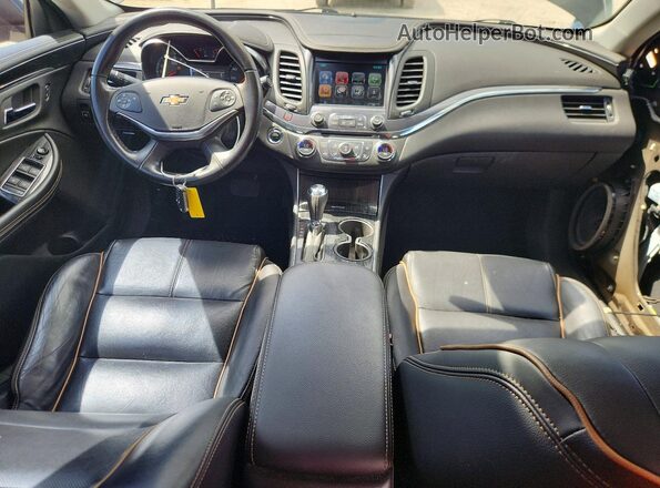 2G1145S38H9105778 2017 CHEVROLET IMPALA Black Առջևի վահանակի տեսք