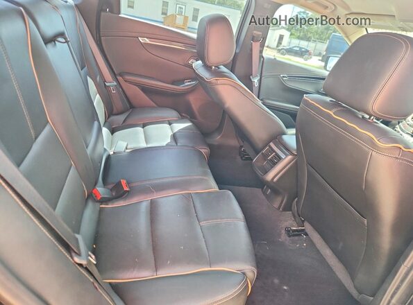 2G1145S38H9105778 2017 CHEVROLET IMPALA Black Հետևի նստատեղերի տեսք