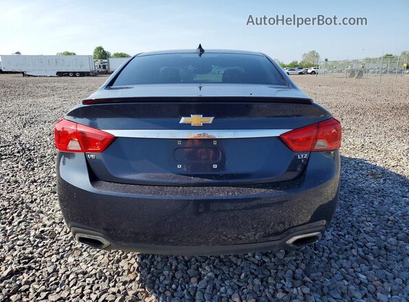 2G1145S3XG9122421 2016 CHEVROLET IMPALA Синий Вид сзади