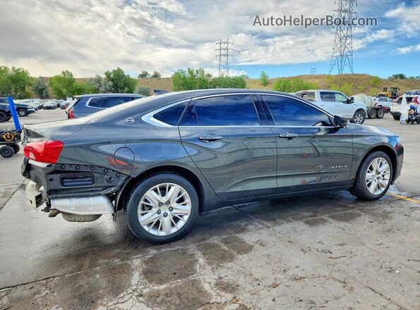 2G11X5S30J9164594 2018 CHEVROLET IMPALA Charcoal Rear right
