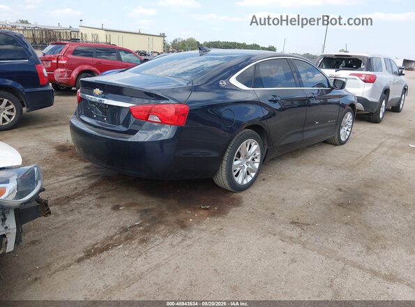 2G11X5S37K9140892 2019 CHEVROLET IMPALA Синий Задняя правая четверть