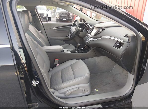2G11X5S38K9145941 2019 CHEVROLET IMPALA Черный Вид салона спереди