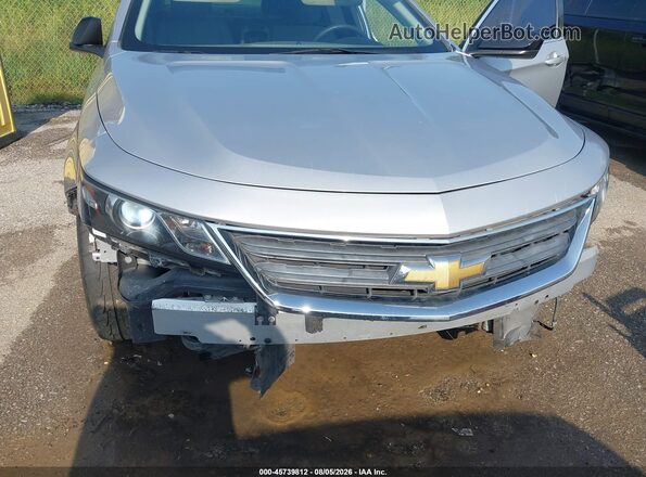 2G11X5SA0G9160486 2016 CHEVROLET IMPALA Silver Widok z przodu