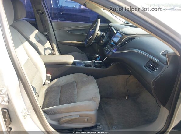 2G11X5SA0G9160486 2016 CHEVROLET IMPALA Silver Widok wnętrza z przodu