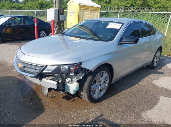 2G11X5SA0G9160486 2016 CHEVROLET IMPALA Silver Przód lewy