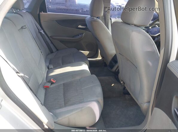 2G11X5SA0G9160486 2016 CHEVROLET IMPALA Silver Widok naklejki z numerem VIN