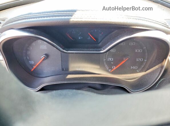2G11X5SA0K9140876 2019 CHEVROLET IMPALA White ხელსაწყოთა პანელის ხედი