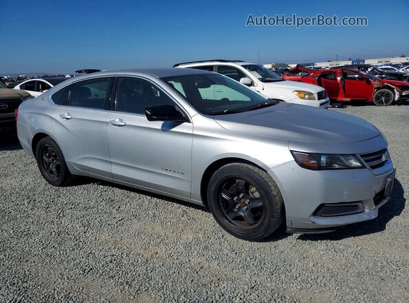 2G11X5SA1H9137431 2017 CHEVROLET IMPALA Серебряный Передняя правая четверть
