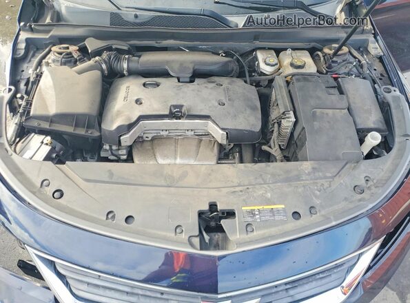 2G11X5SA1K9126484 2019 CHEVROLET IMPALA Blue Vista interior trasera