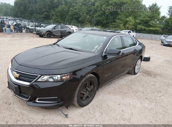 2G11X5SA7G9105548 2016 CHEVROLET IMPALA Black Przód lewy