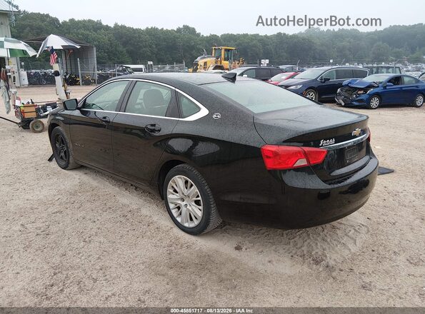 2G11X5SA7G9105548 2016 CHEVROLET IMPALA Black Tył lewy