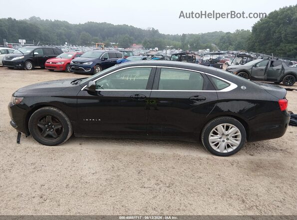 2G11X5SA7G9105548 2016 CHEVROLET IMPALA Black Widok wnętrza 360 stopni