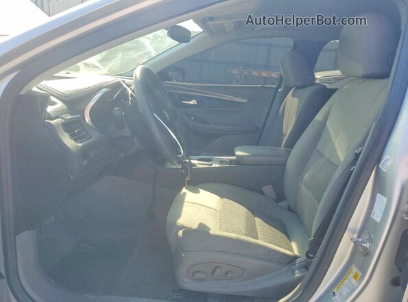2G11X5SA7G9170934 2016 CHEVROLET IMPALA Silver Вид салону спереду