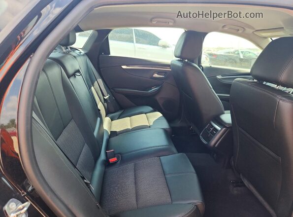2G11Z5S30K9101135 2019 CHEVROLET IMPALA Черный Вид задних сидений