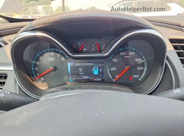 2G11Z5S30K9101135 2019 CHEVROLET IMPALA Черный Вид щитка приборов