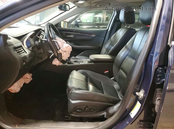 2G11Z5S32K9129342 2019 CHEVROLET IMPALA Blue Vista interior delantera