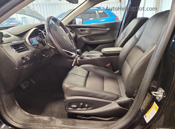 2G11Z5S32K9135481 2019 CHEVROLET IMPALA Черный Вид салона спереди